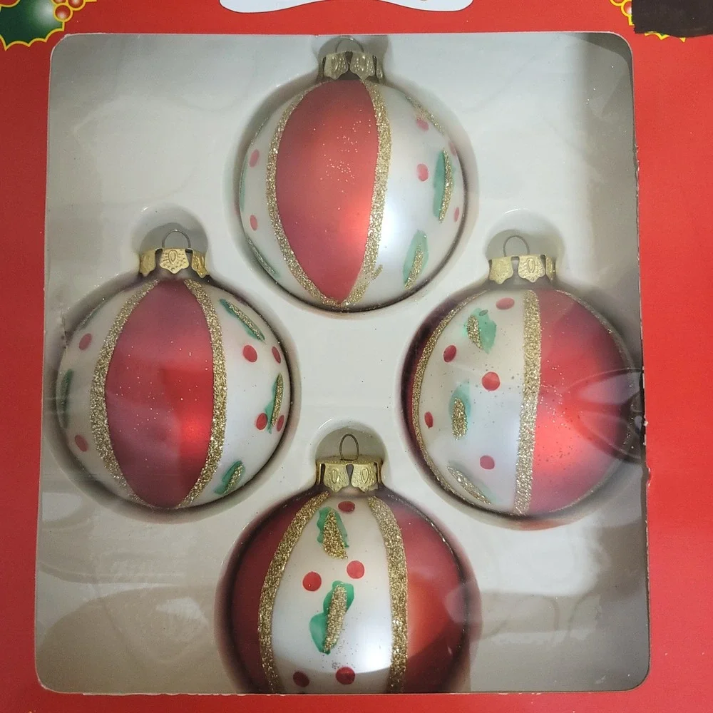 Holiday Style 24pc Glass Ball Ornaments 3